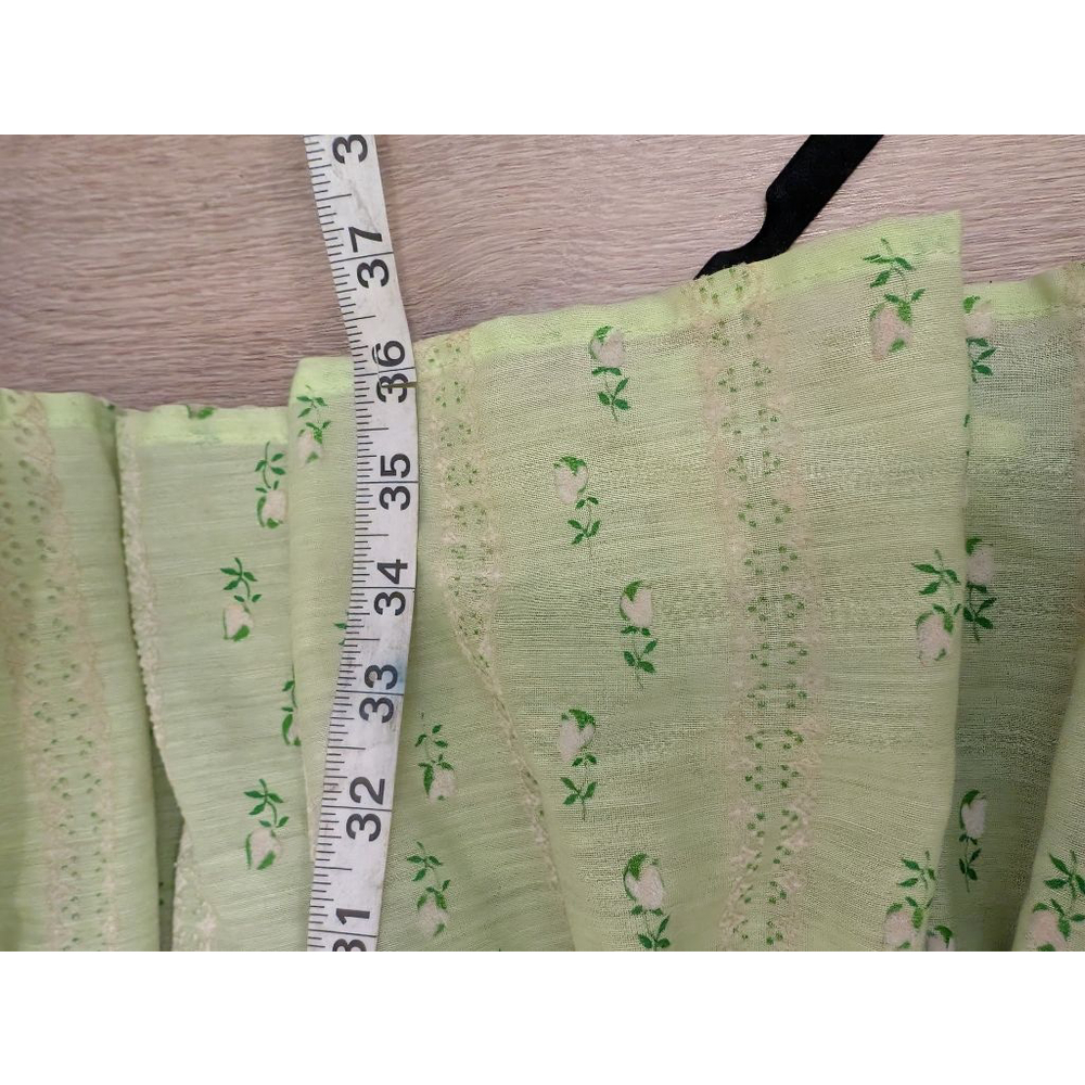 Vintage Style Bridgerton Regency Floral Prairie Dress Empire Waist Ruffle Hem S - Picture 9 of 9